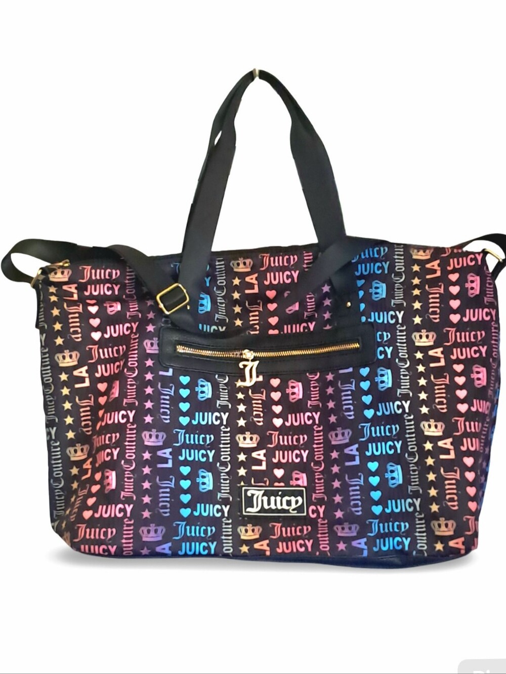 Juicy Couture Large Good Sport Weekender Duffle Bag Like NEW🖤 ❤️🧡💛💚💙🩵💜🖤